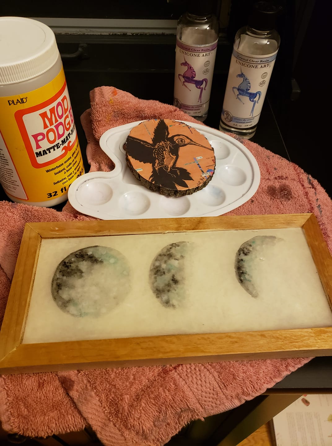 Resin or Modge Podge?