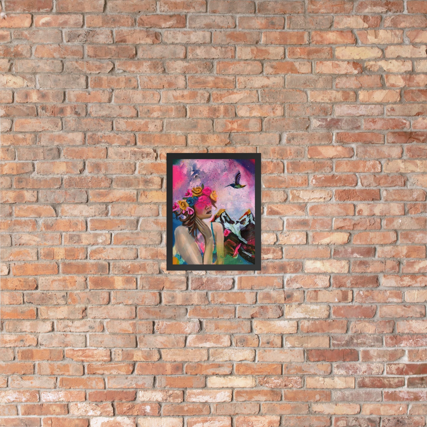 Humming my Life Away Framed Print