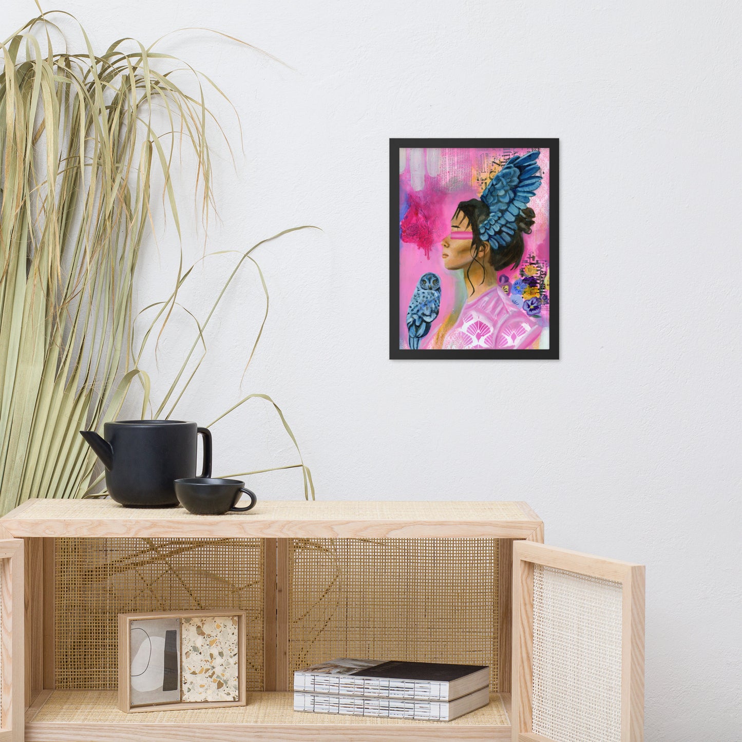 Owl Dreams are in Reach Framed Print