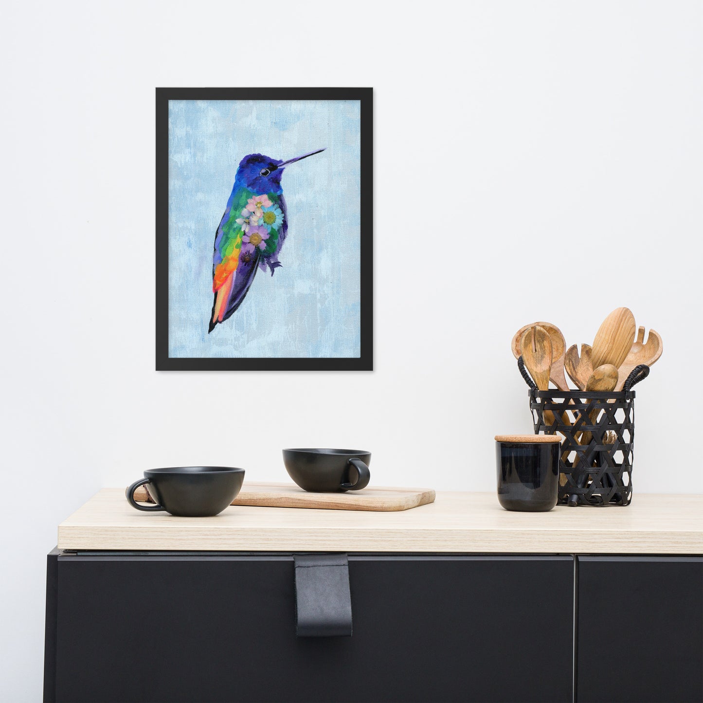 Humming Framed Print