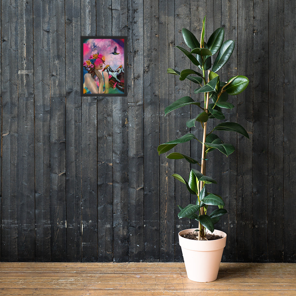Humming my Life Away Framed Print