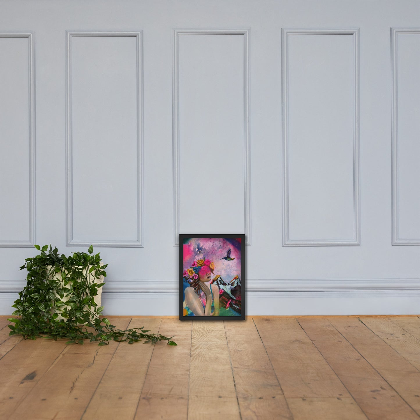Humming my Life Away Framed Print