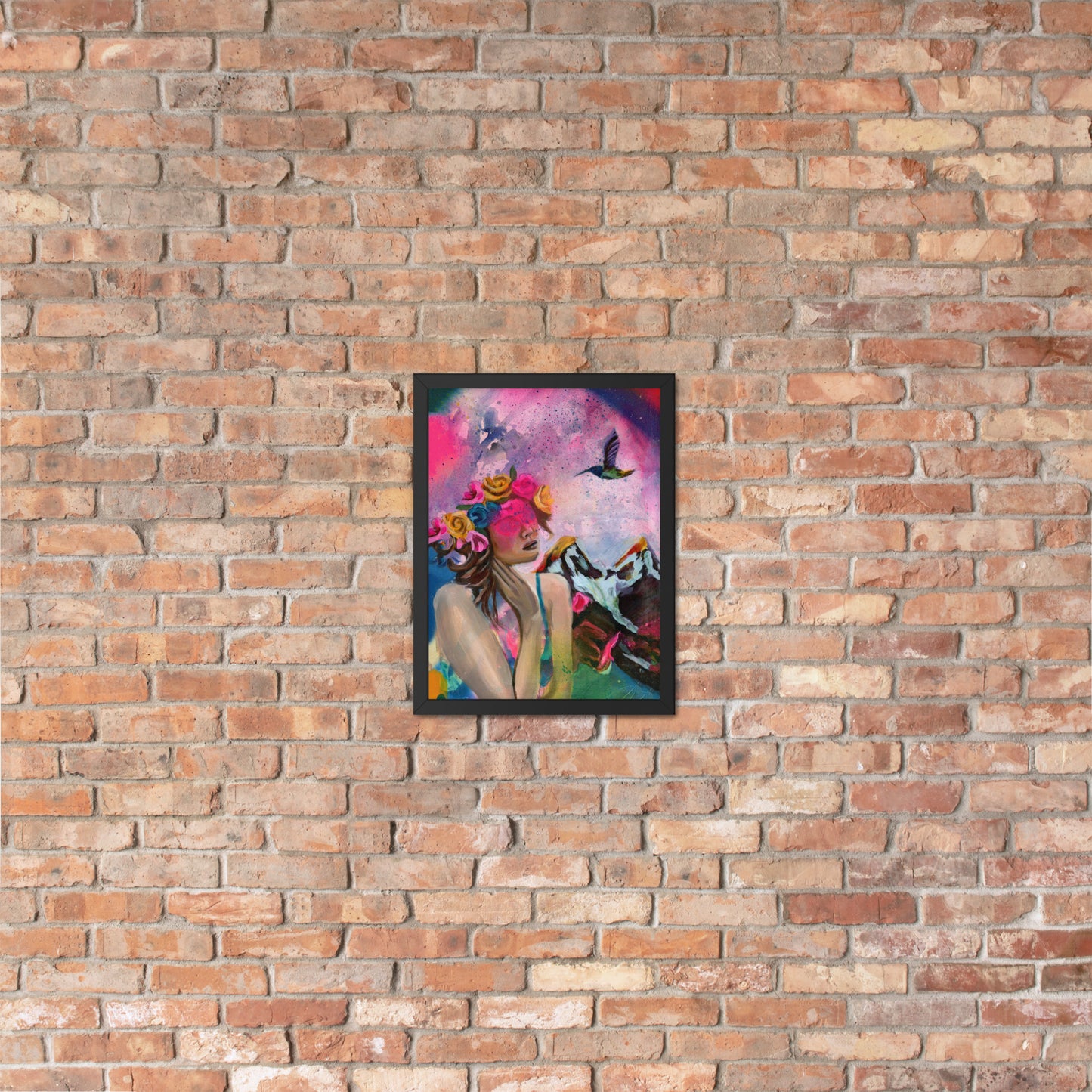 Humming my Life Away Framed Print
