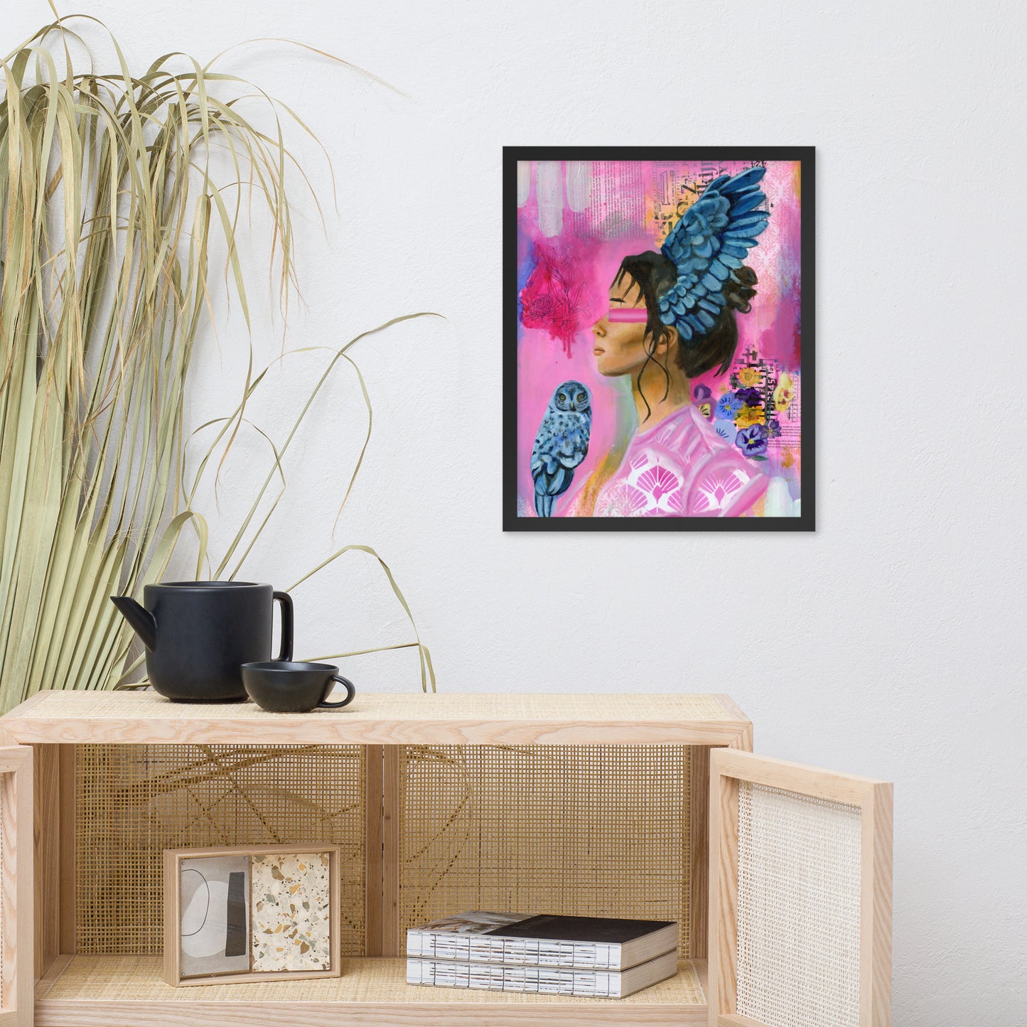 Owl Dreams are in Reach Framed Print