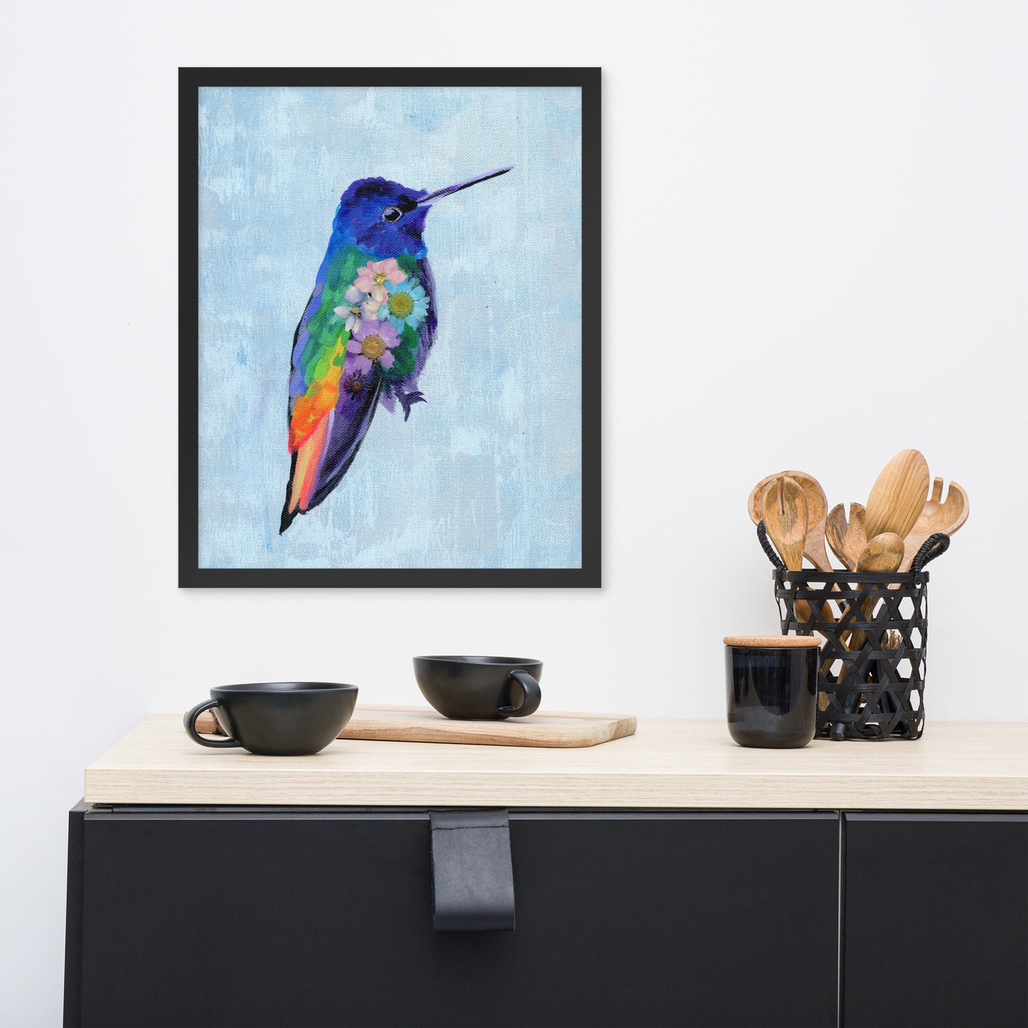 Humming Framed Print