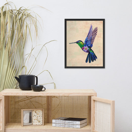 Humming 2 Framed Print