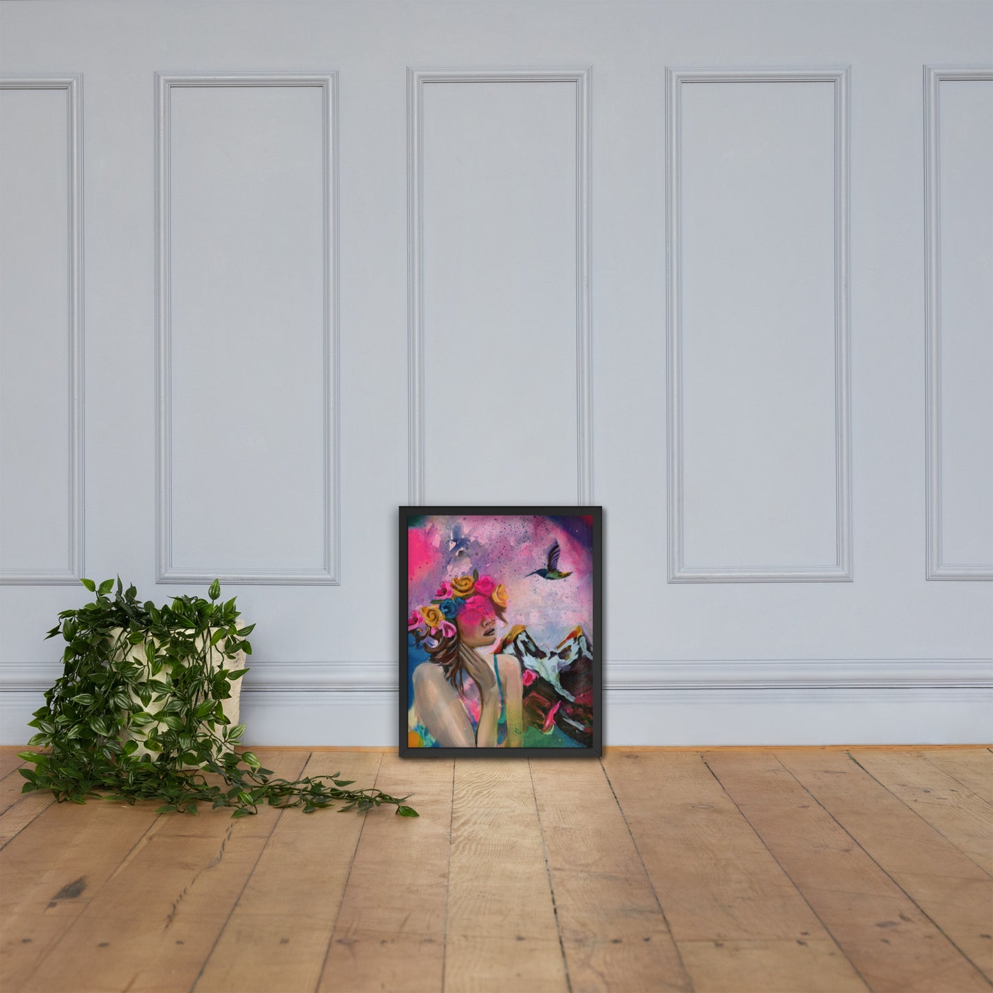 Humming my Life Away Framed Print
