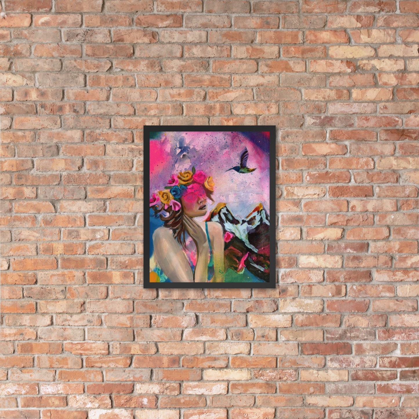 Humming my Life Away Framed Print