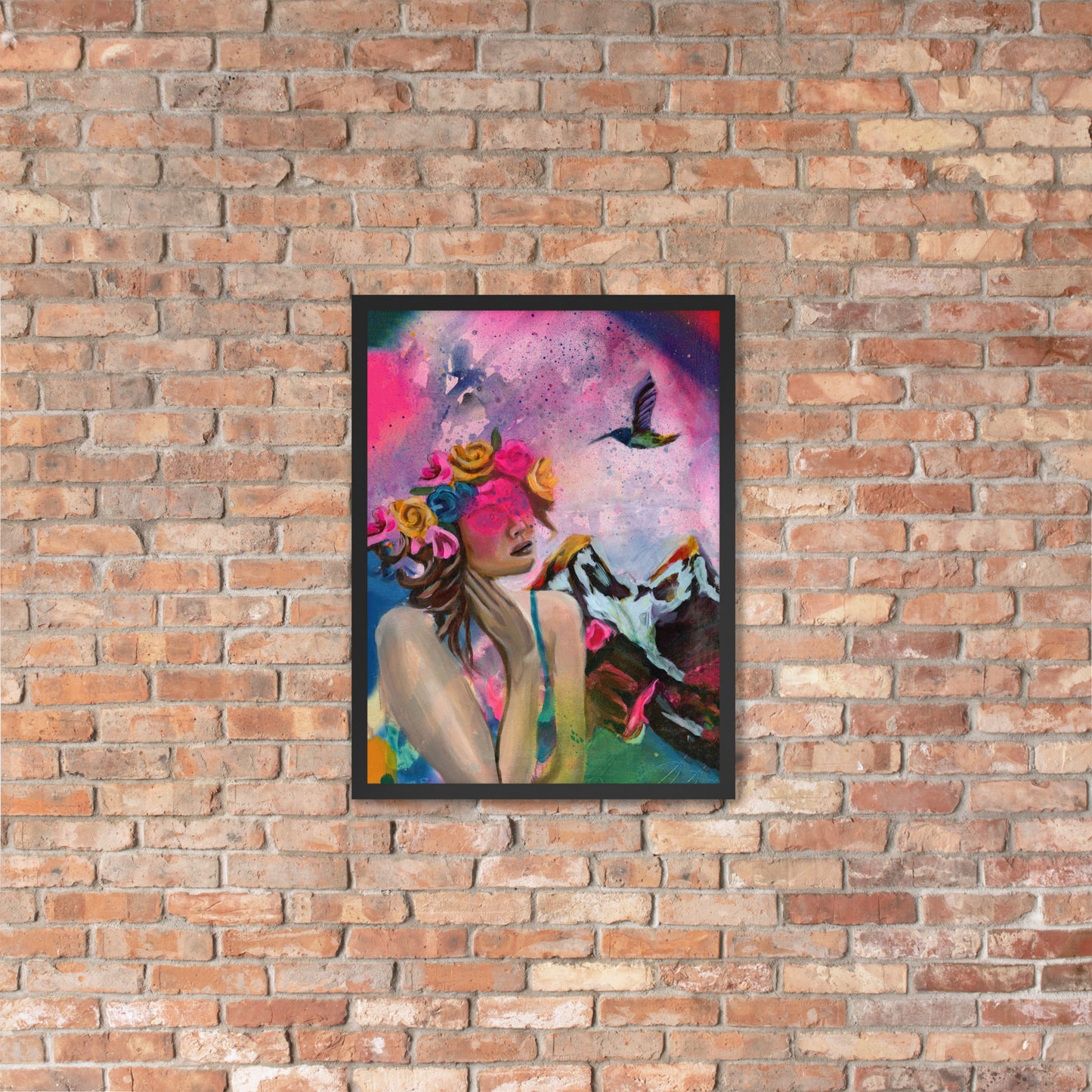 Humming my Life Away Framed Print