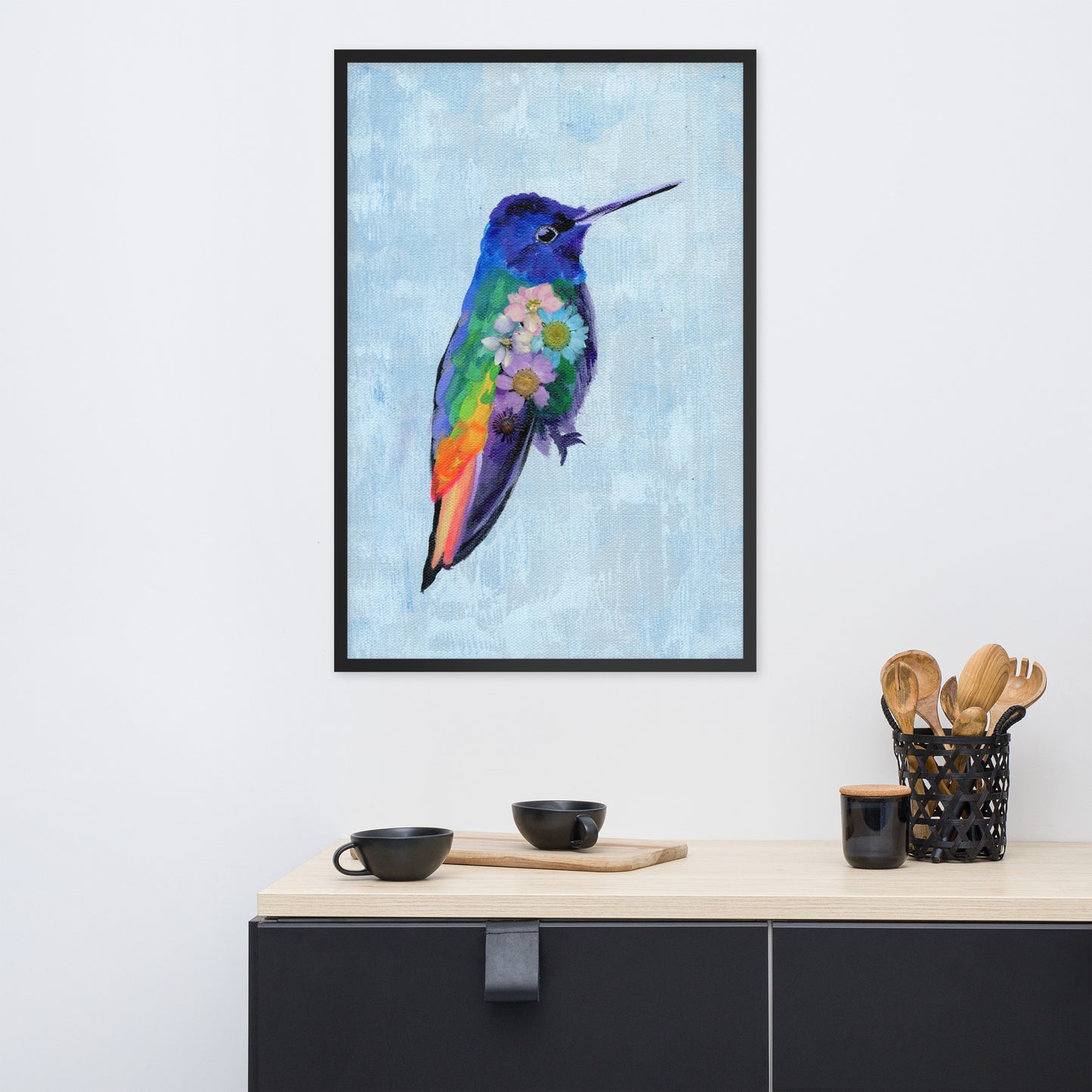 Humming Framed Print