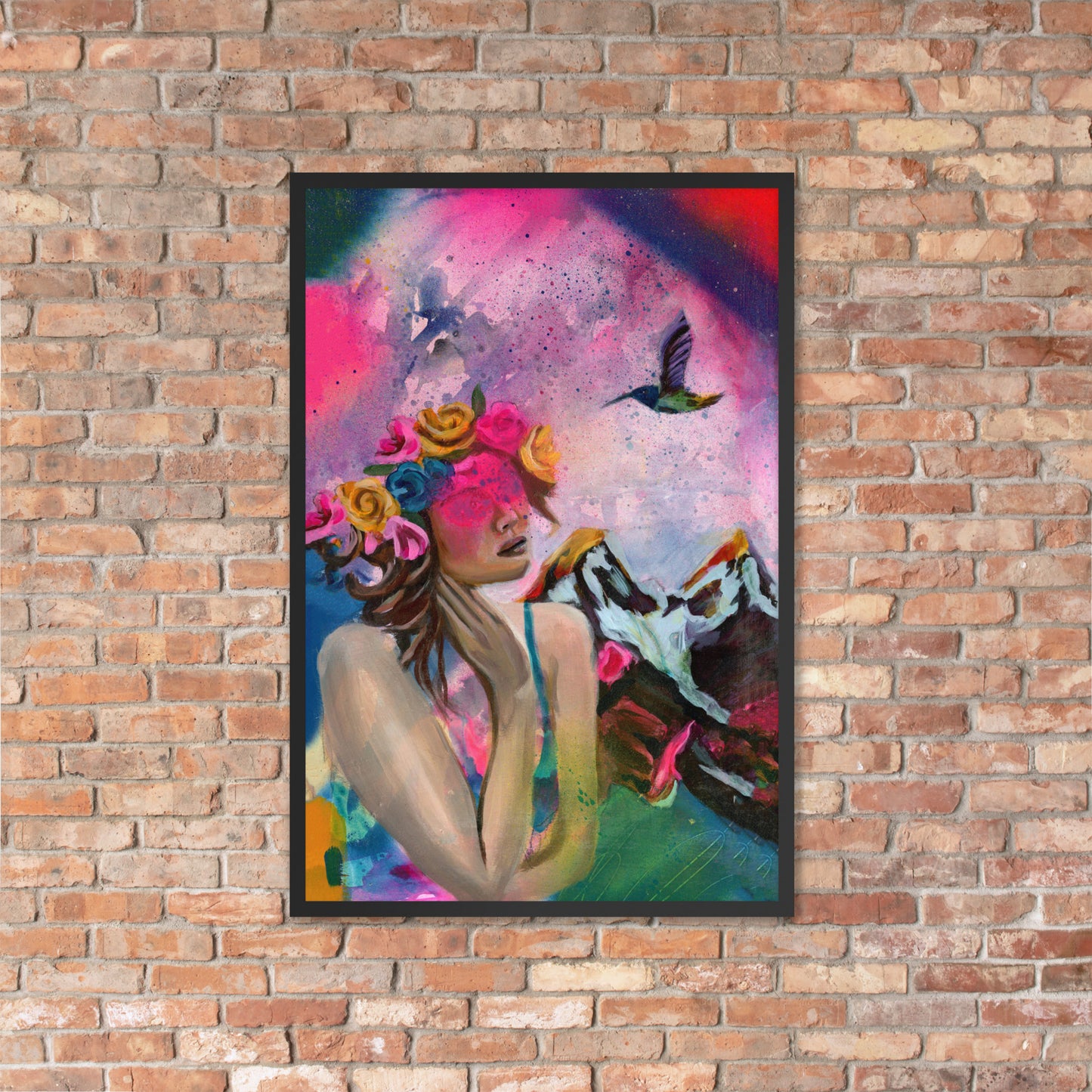 Humming my Life Away Framed Print