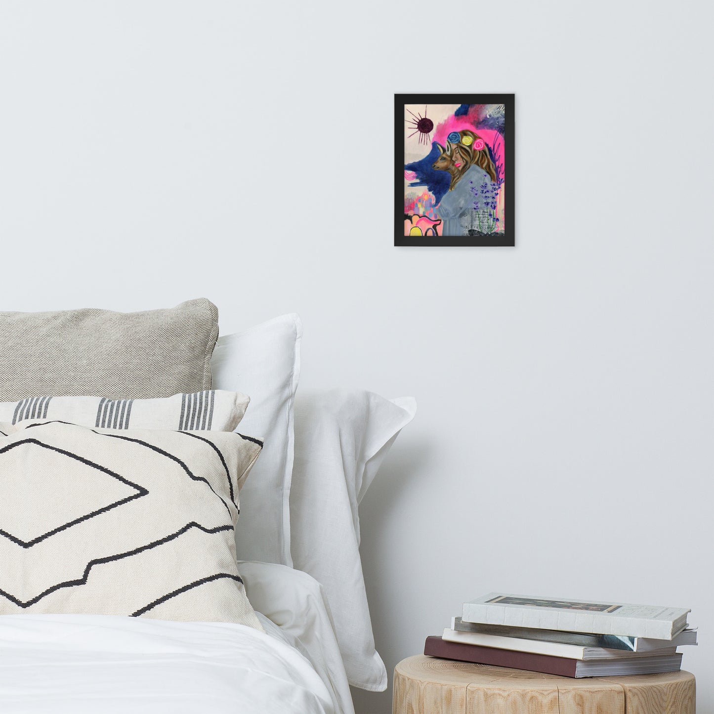 Deer Woman Framed Print