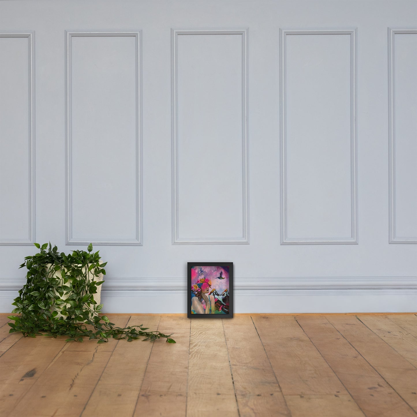 Humming my Life Away Framed Print