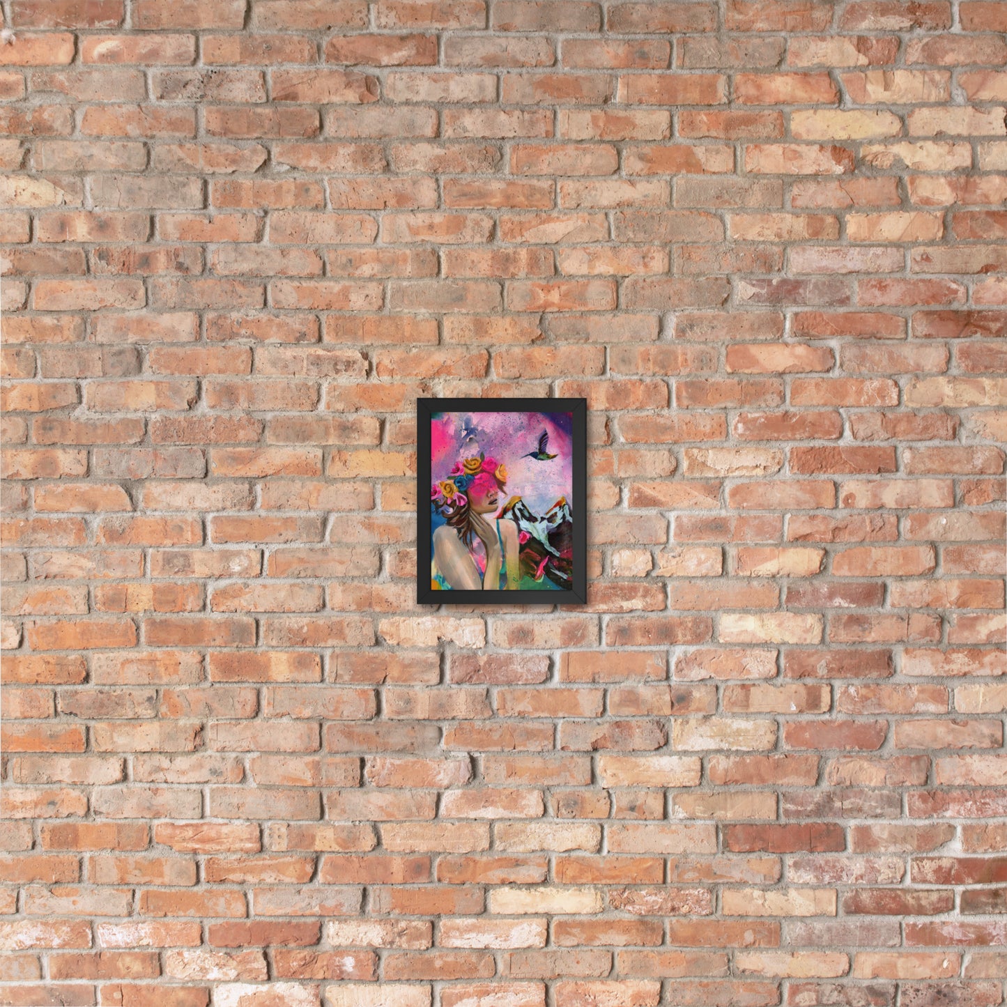 Humming my Life Away Framed Print