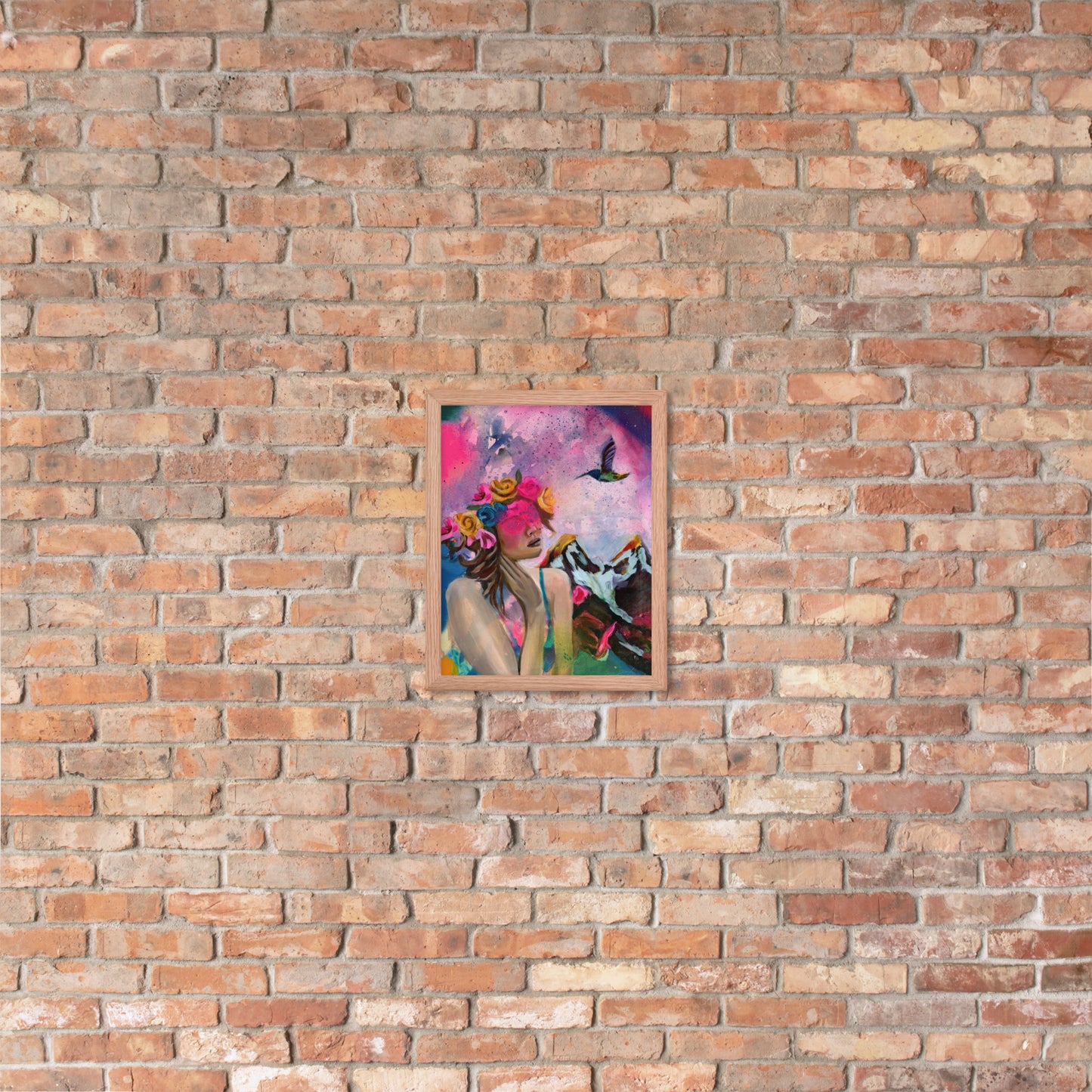 Humming my Life Away Framed Print