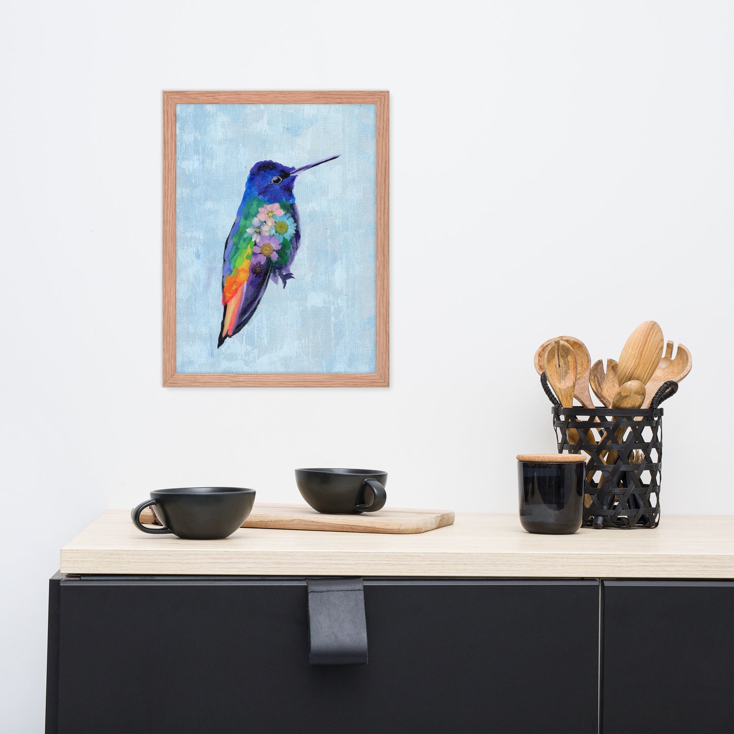 Humming Framed Print