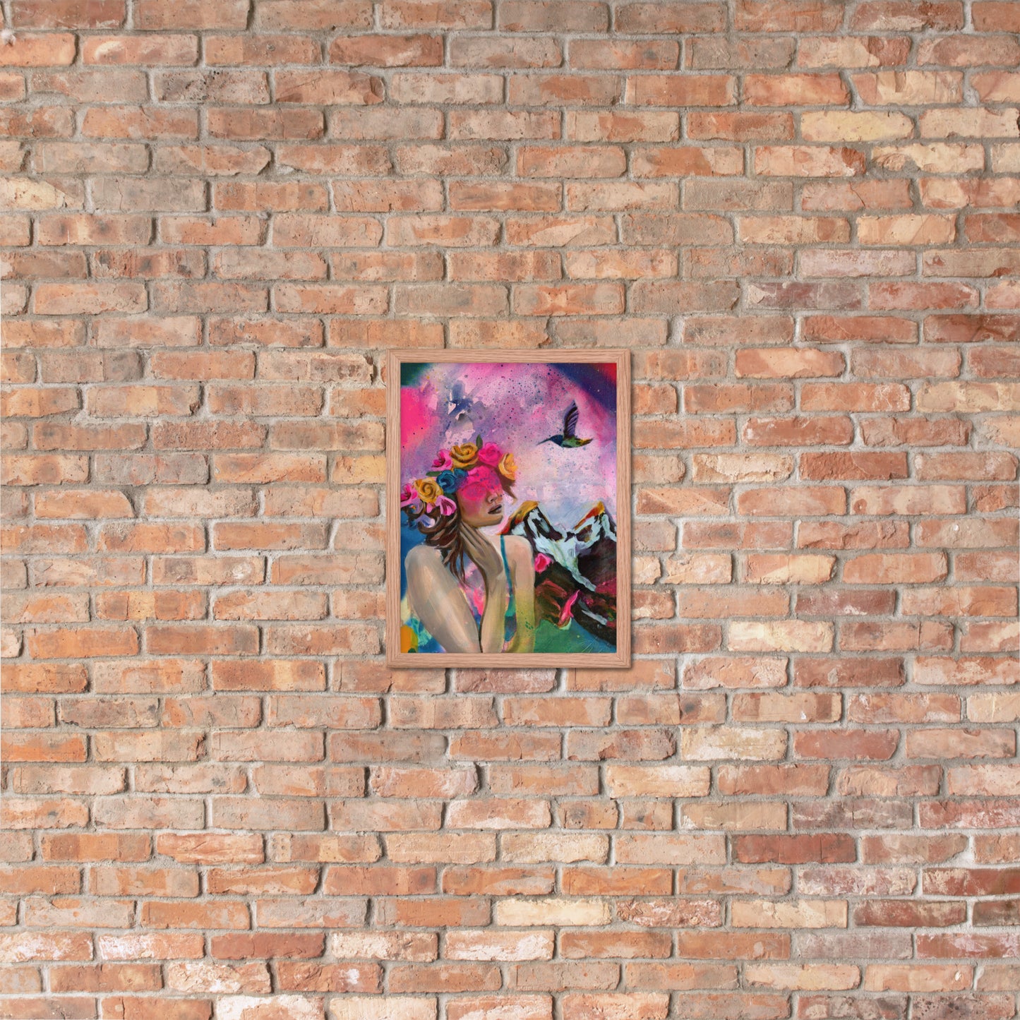 Humming my Life Away Framed Print