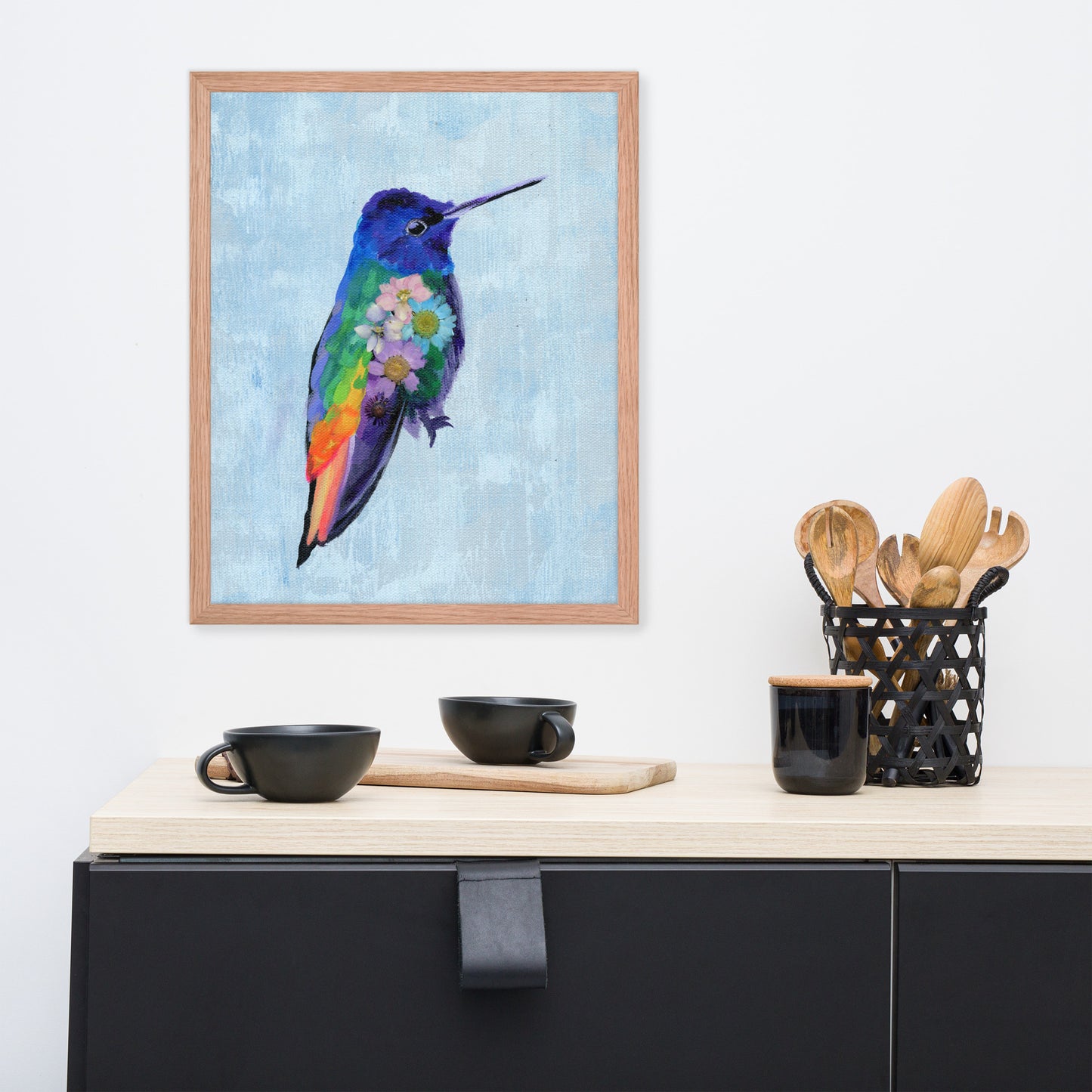 Humming Framed Print