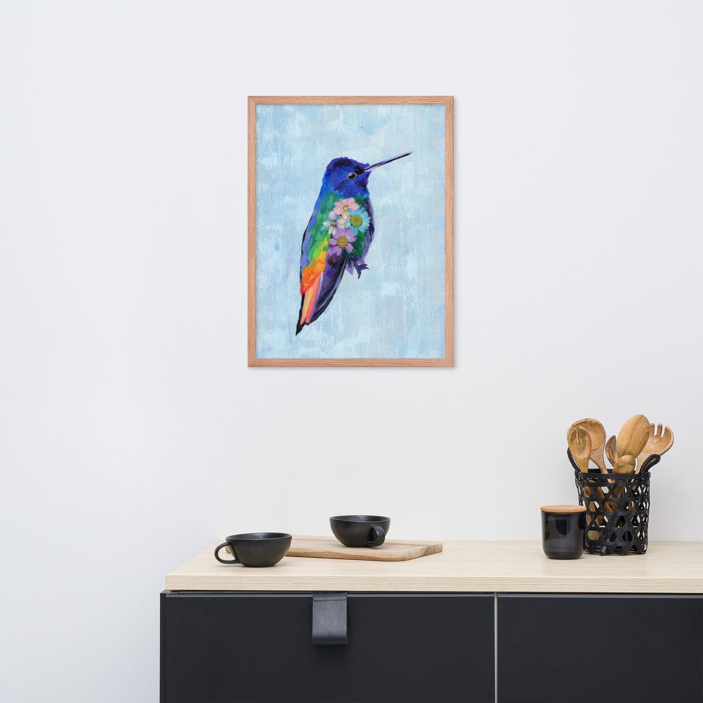 Humming Framed Print