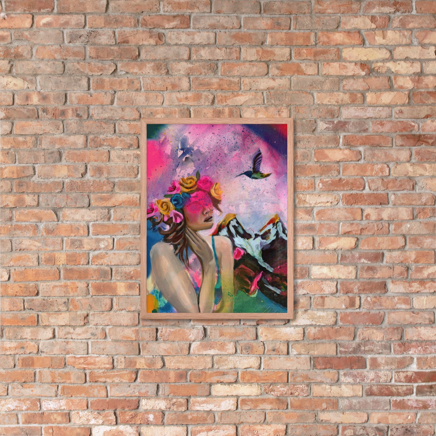 Humming my Life Away Framed Print