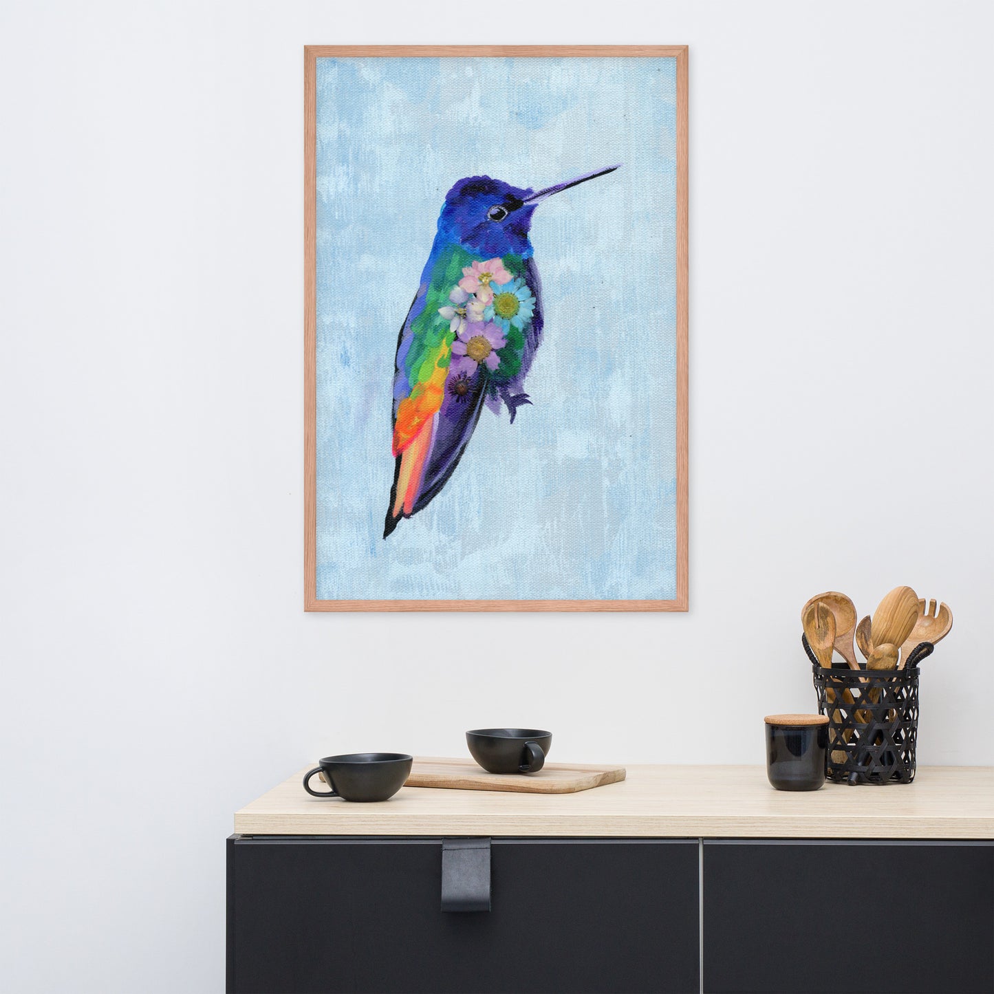 Humming Framed Print