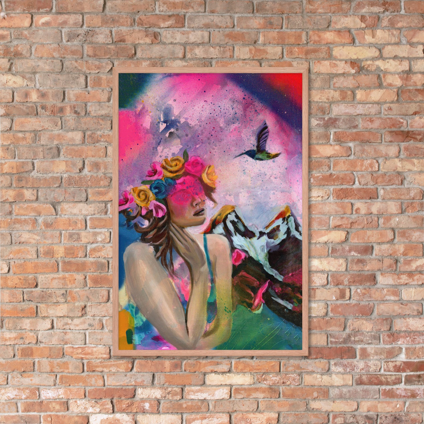 Humming my Life Away Framed Print