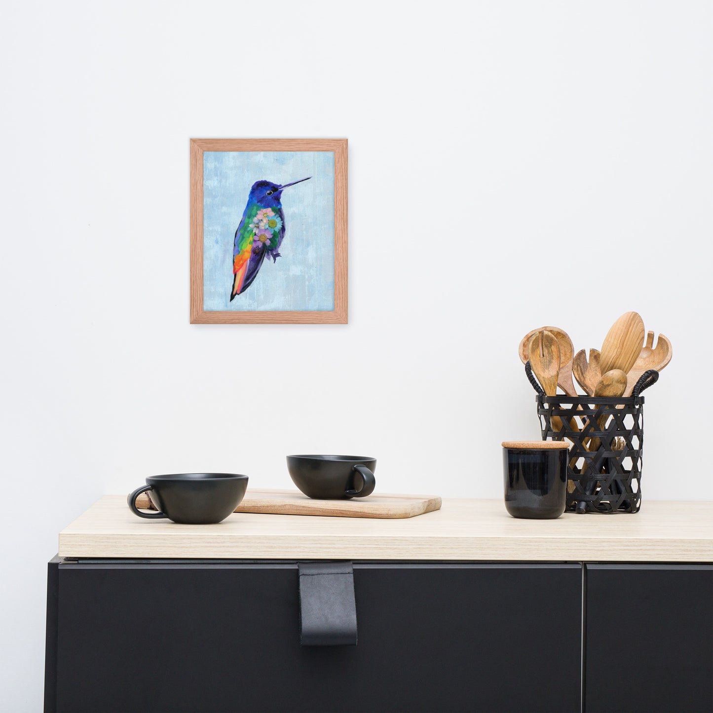 Humming Framed Print