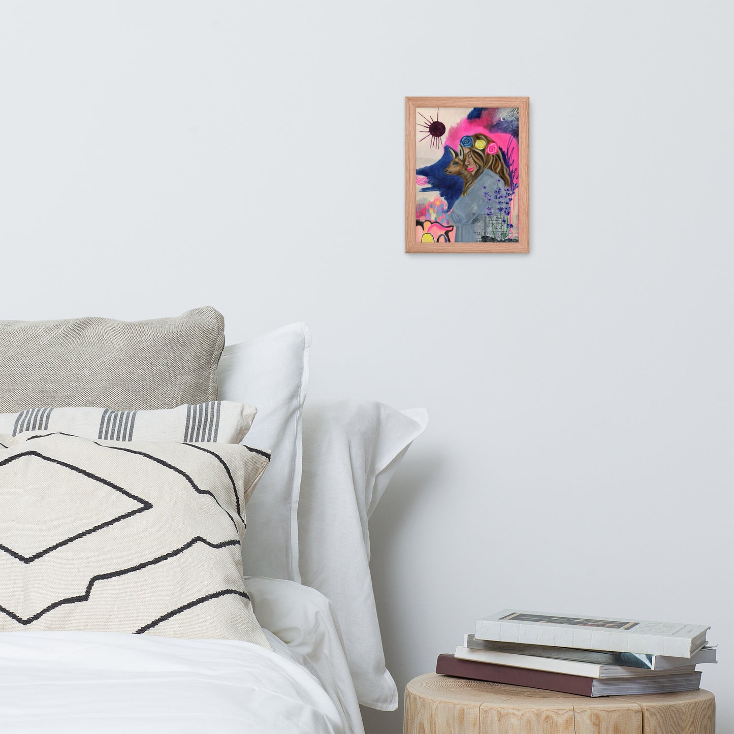 Deer Woman Framed Print