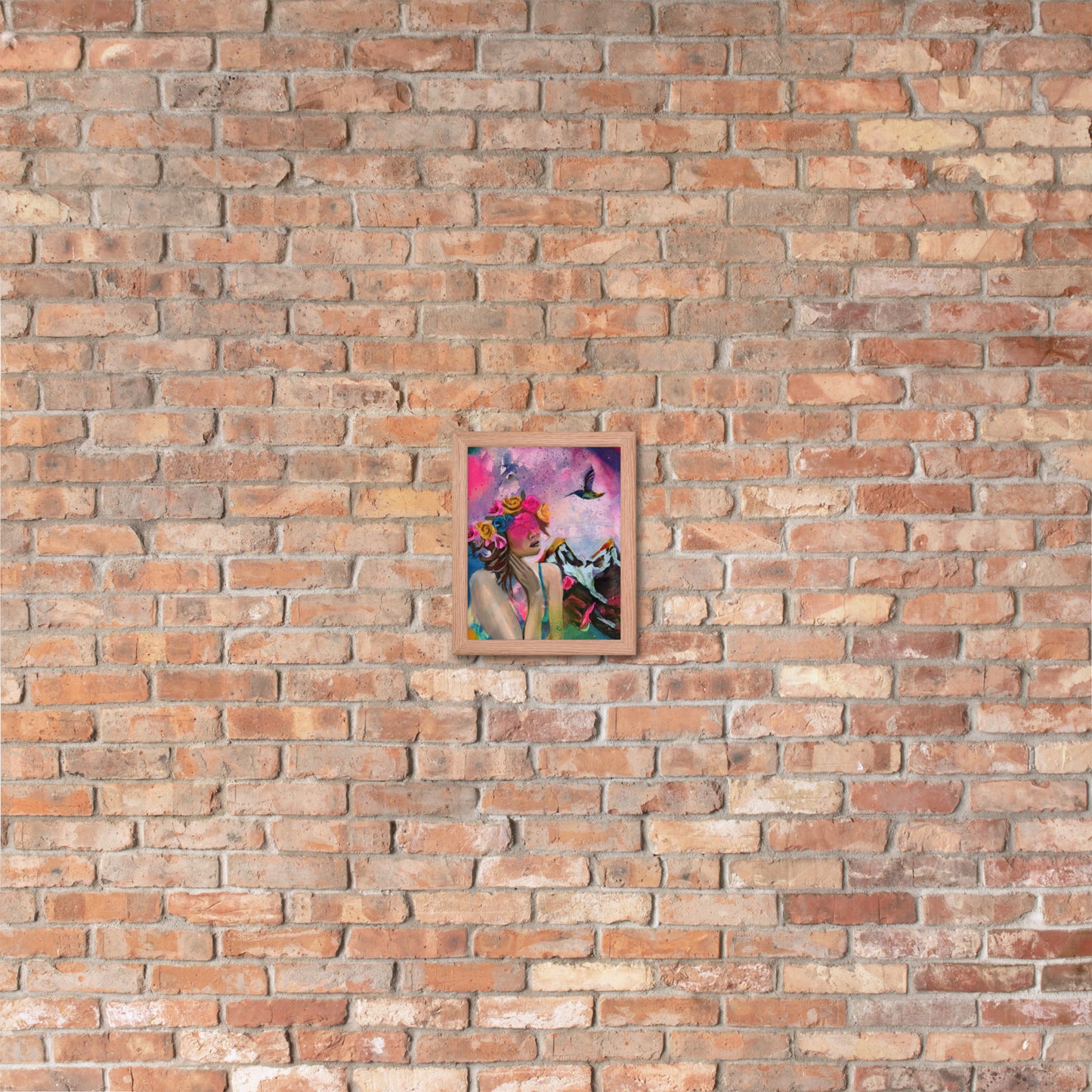 Humming my Life Away Framed Print