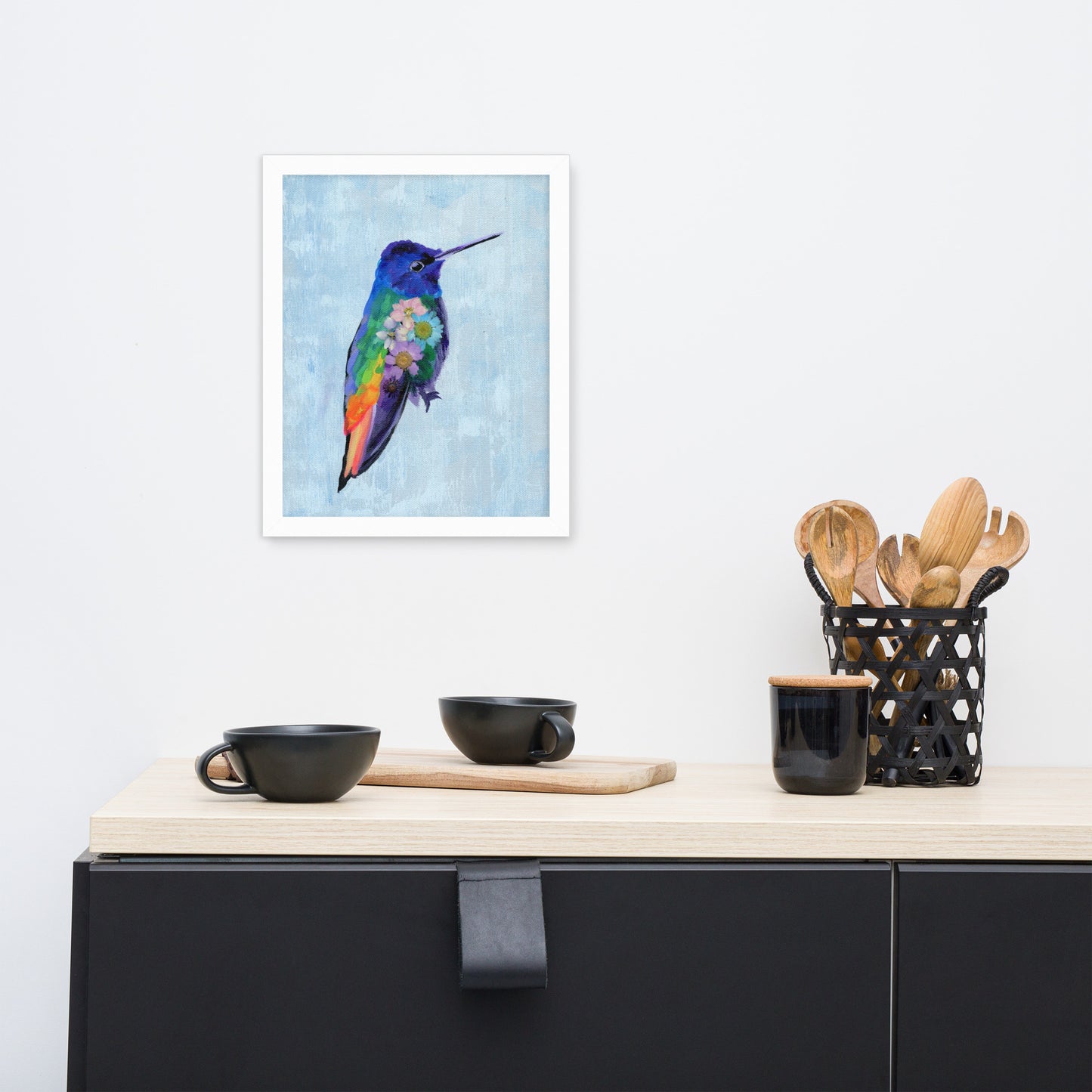 Humming Framed Print