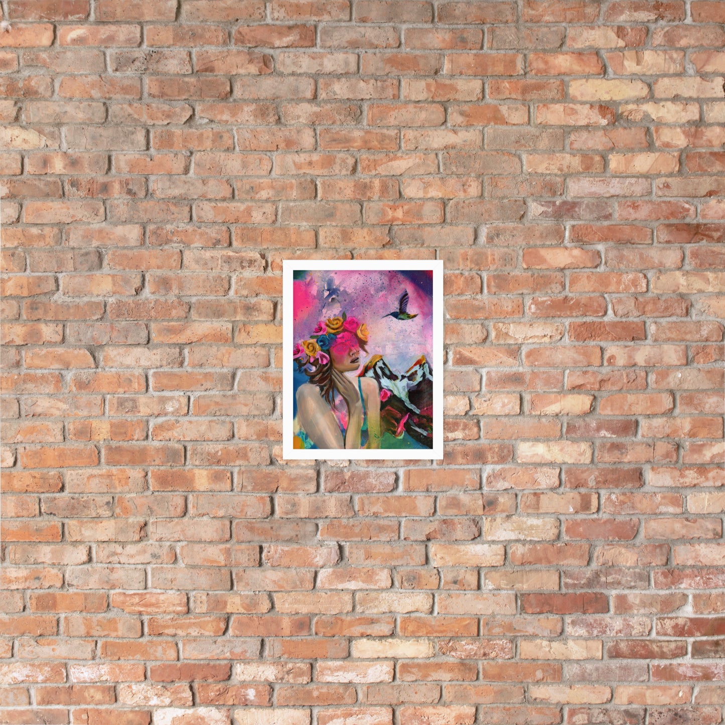 Humming my Life Away Framed Print