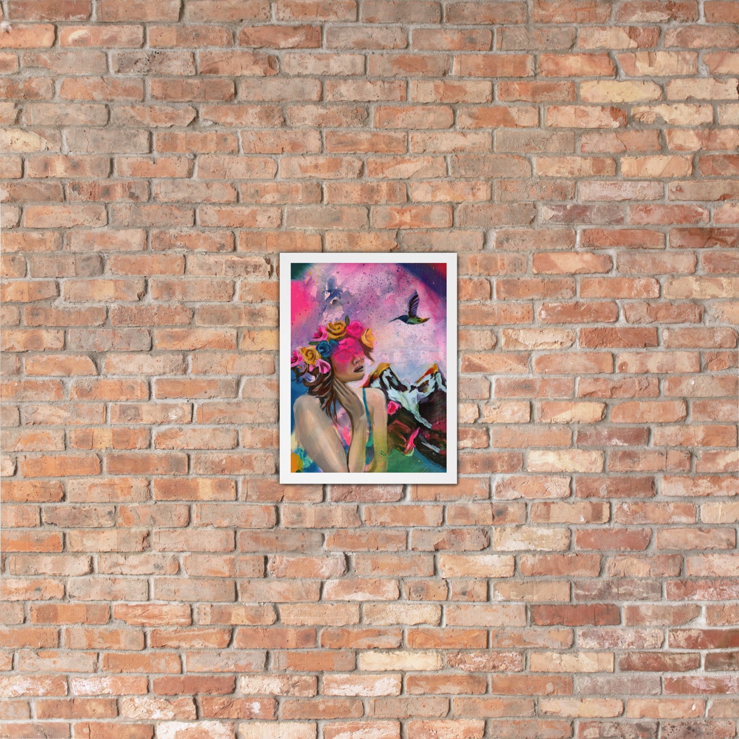 Humming my Life Away Framed Print