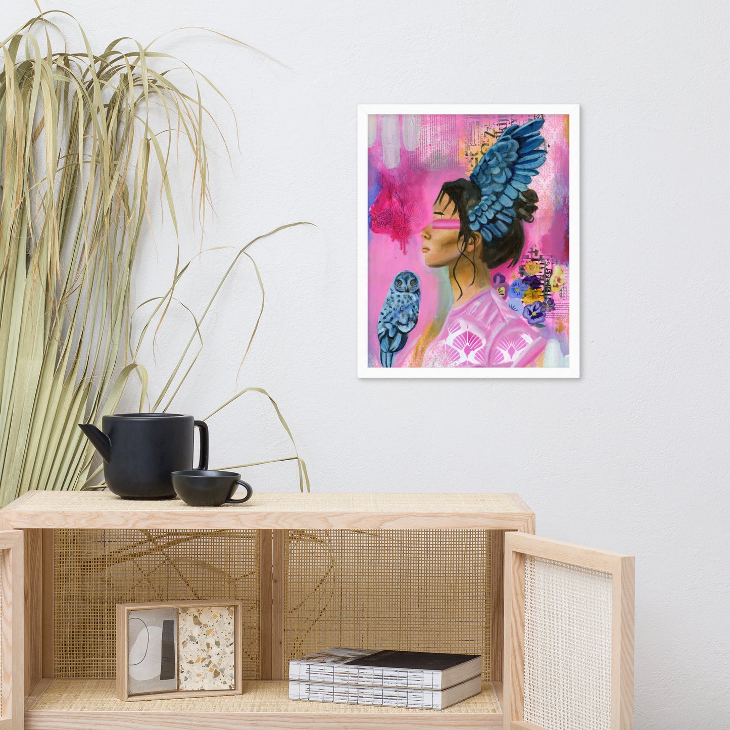 Owl Dreams are in Reach Framed Print