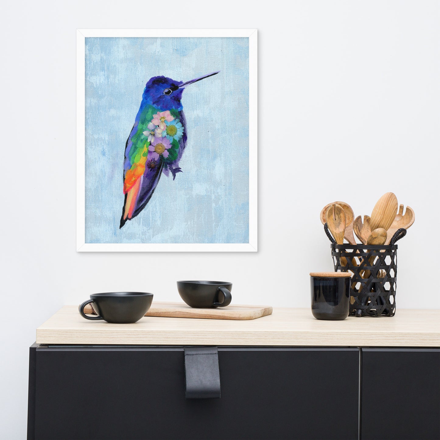 Humming Framed Print