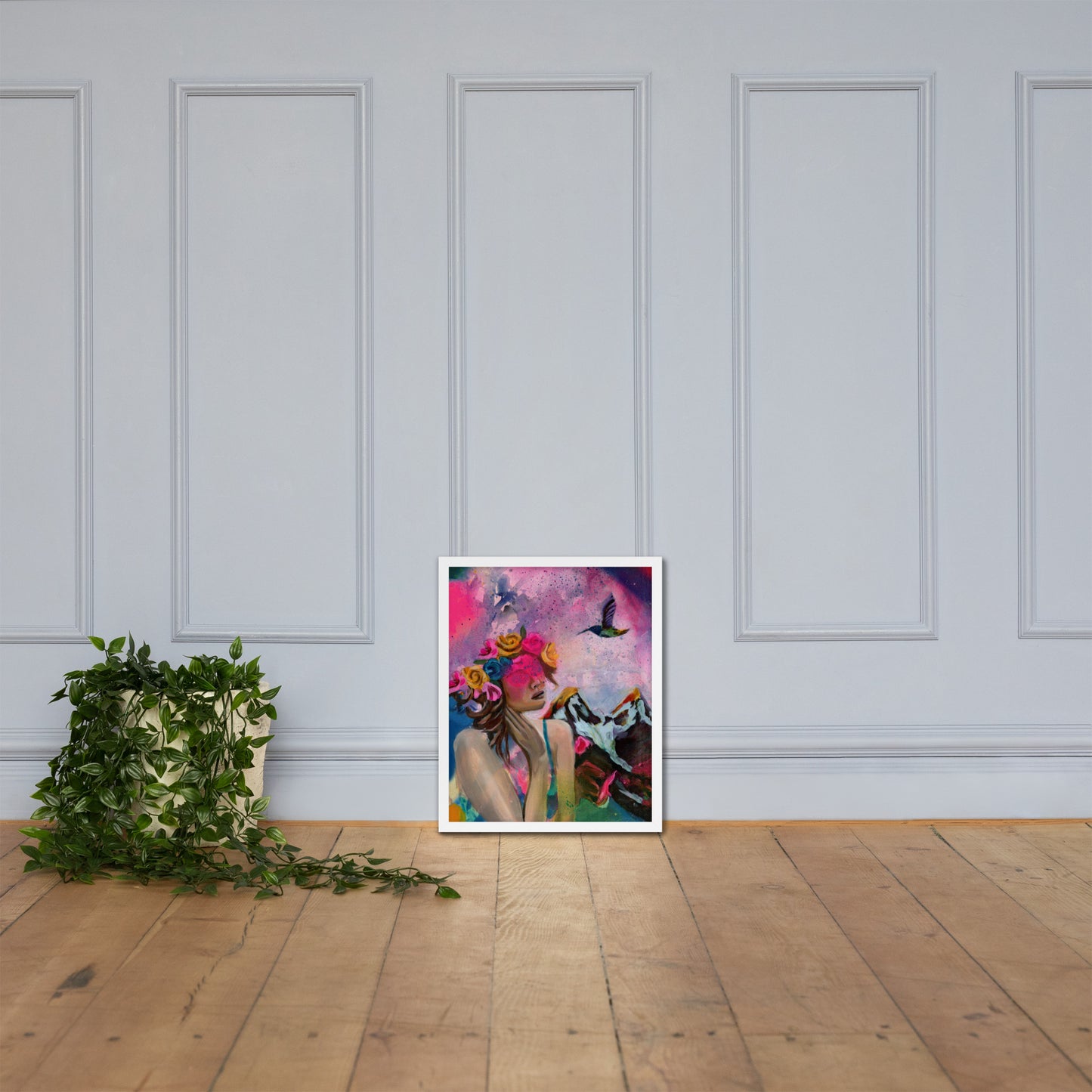 Humming my Life Away Framed Print
