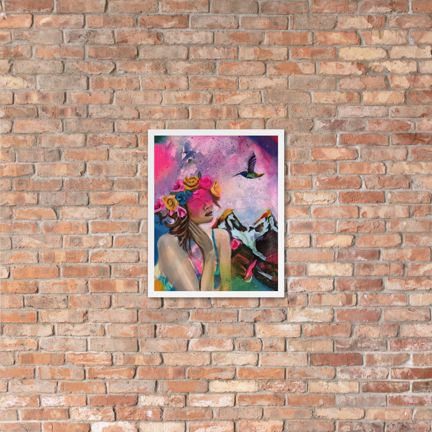 Humming my Life Away Framed Print