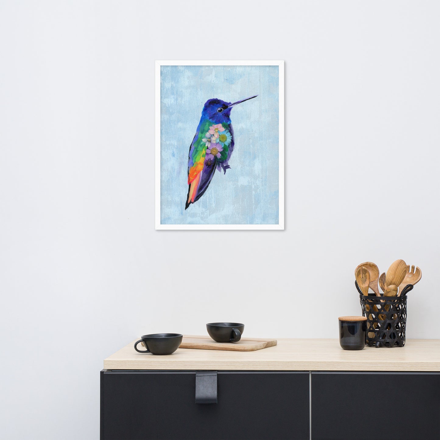 Humming Framed Print