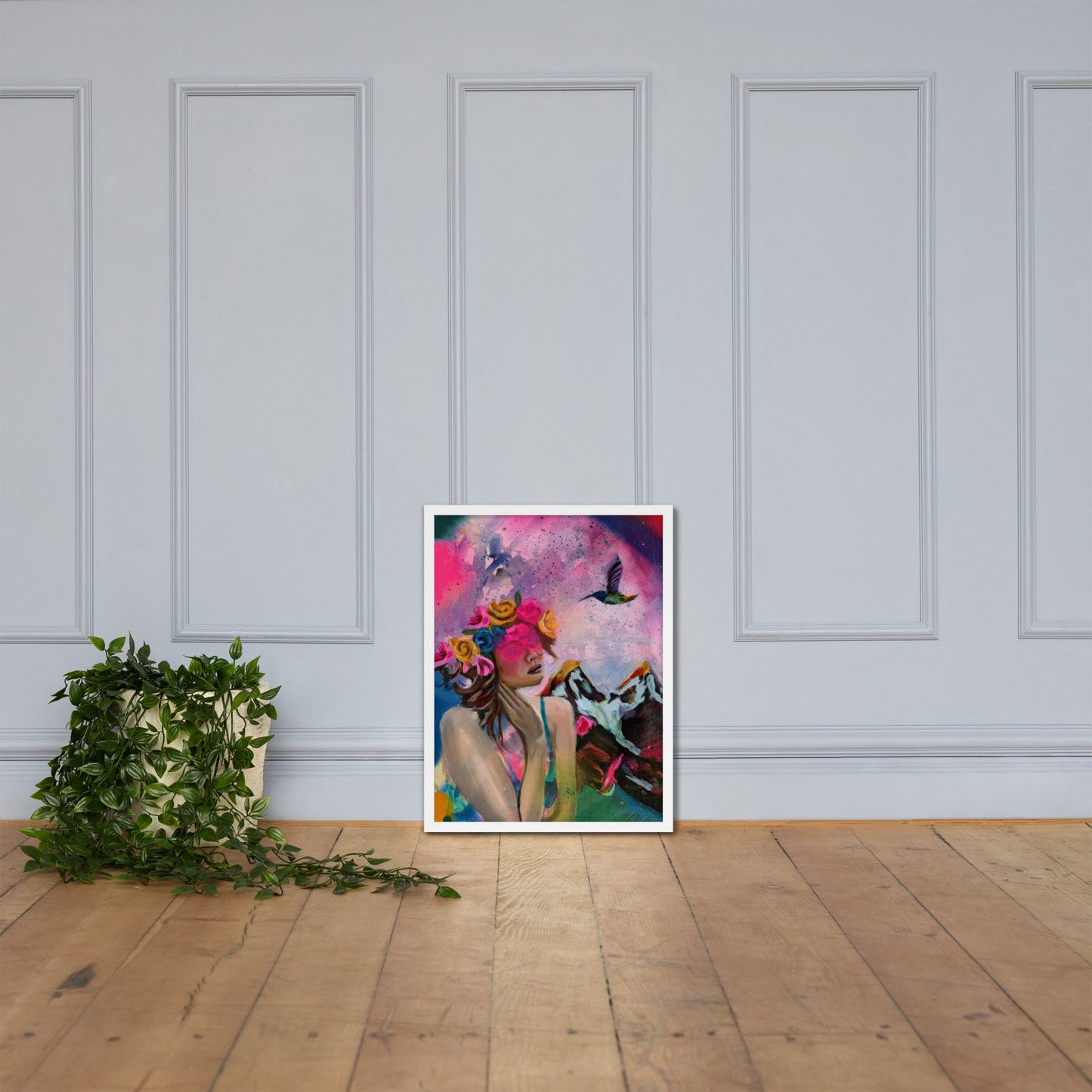Humming my Life Away Framed Print
