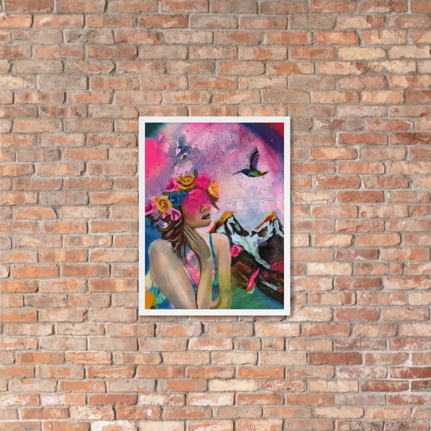 Humming my Life Away Framed Print