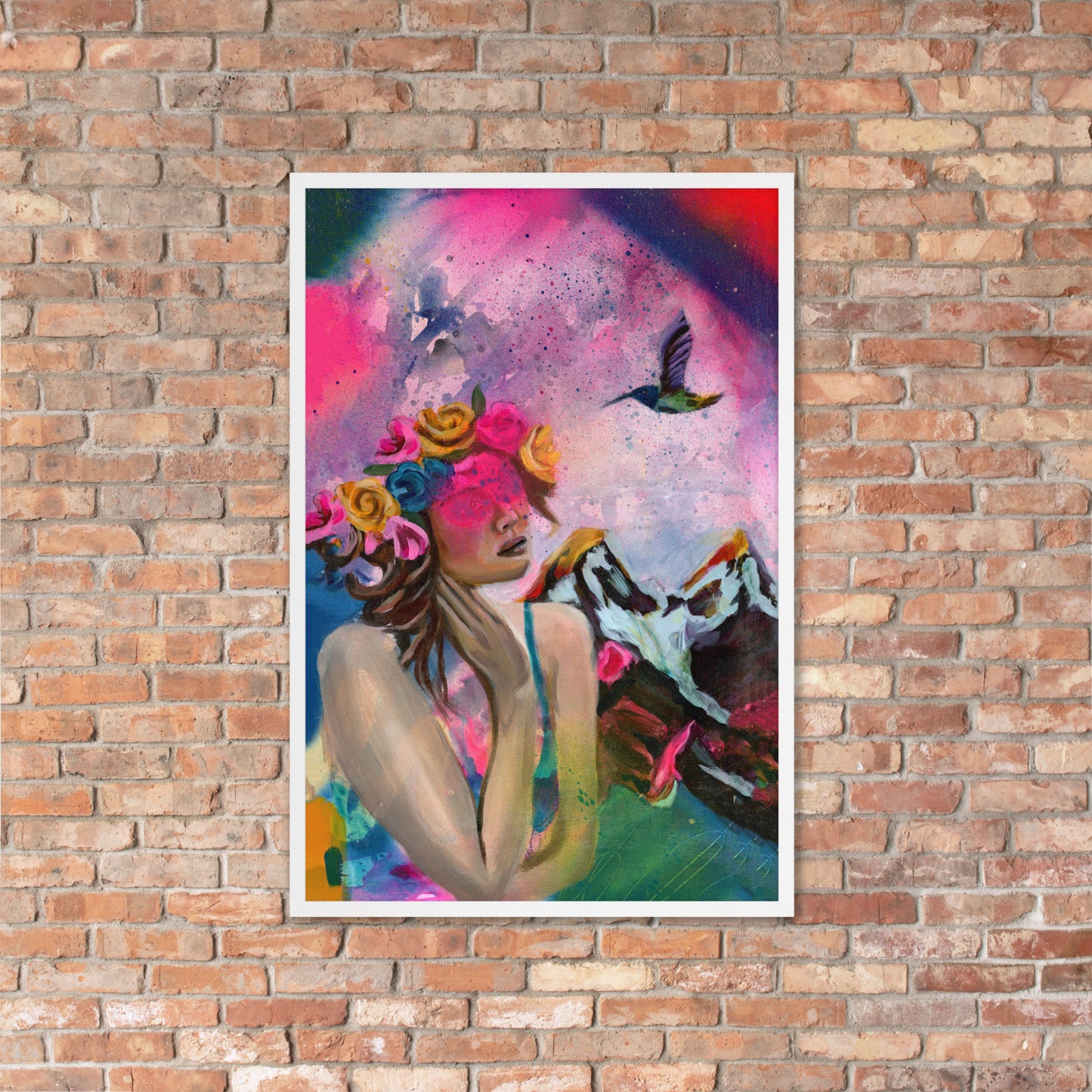 Humming my Life Away Framed Print