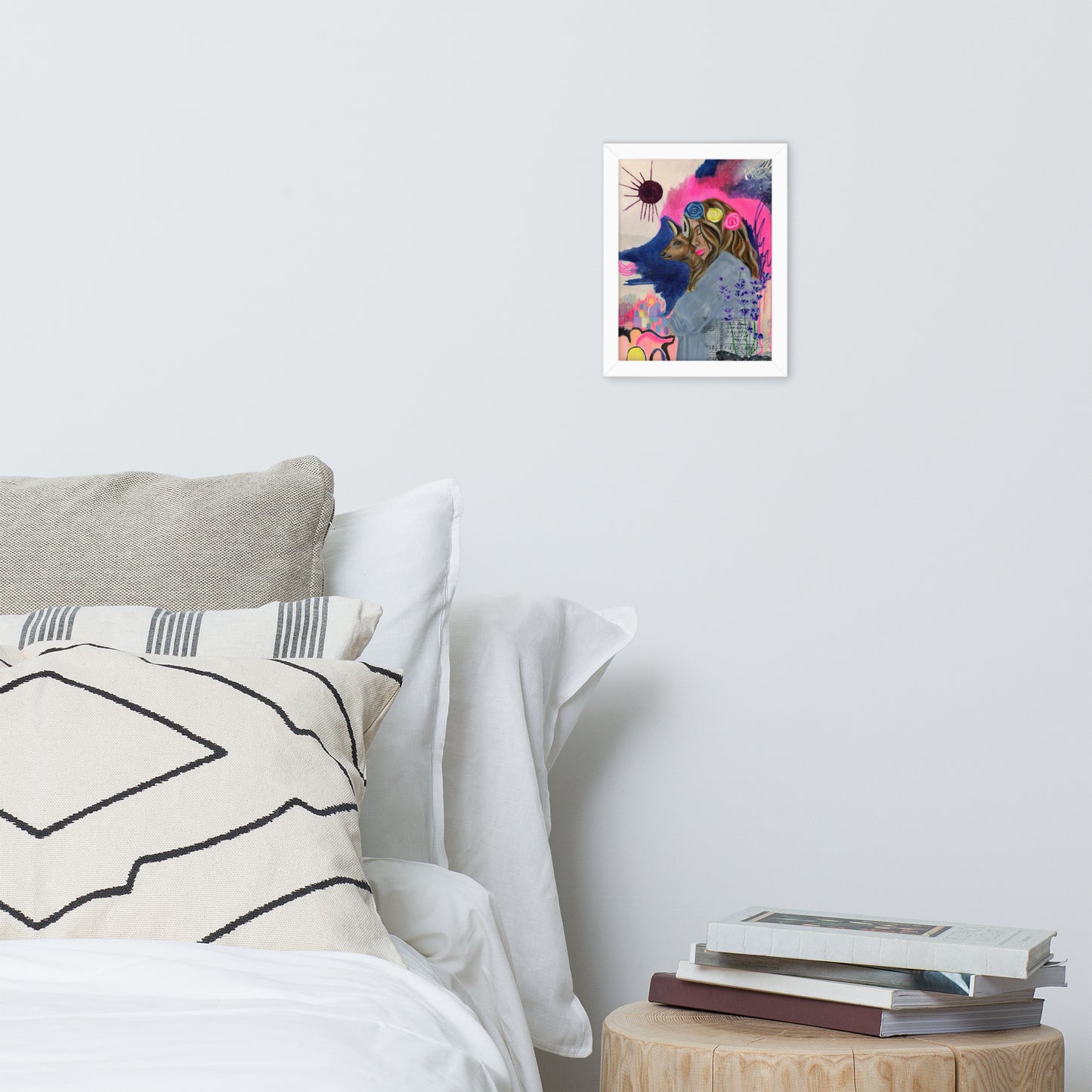 Deer Woman Framed Print