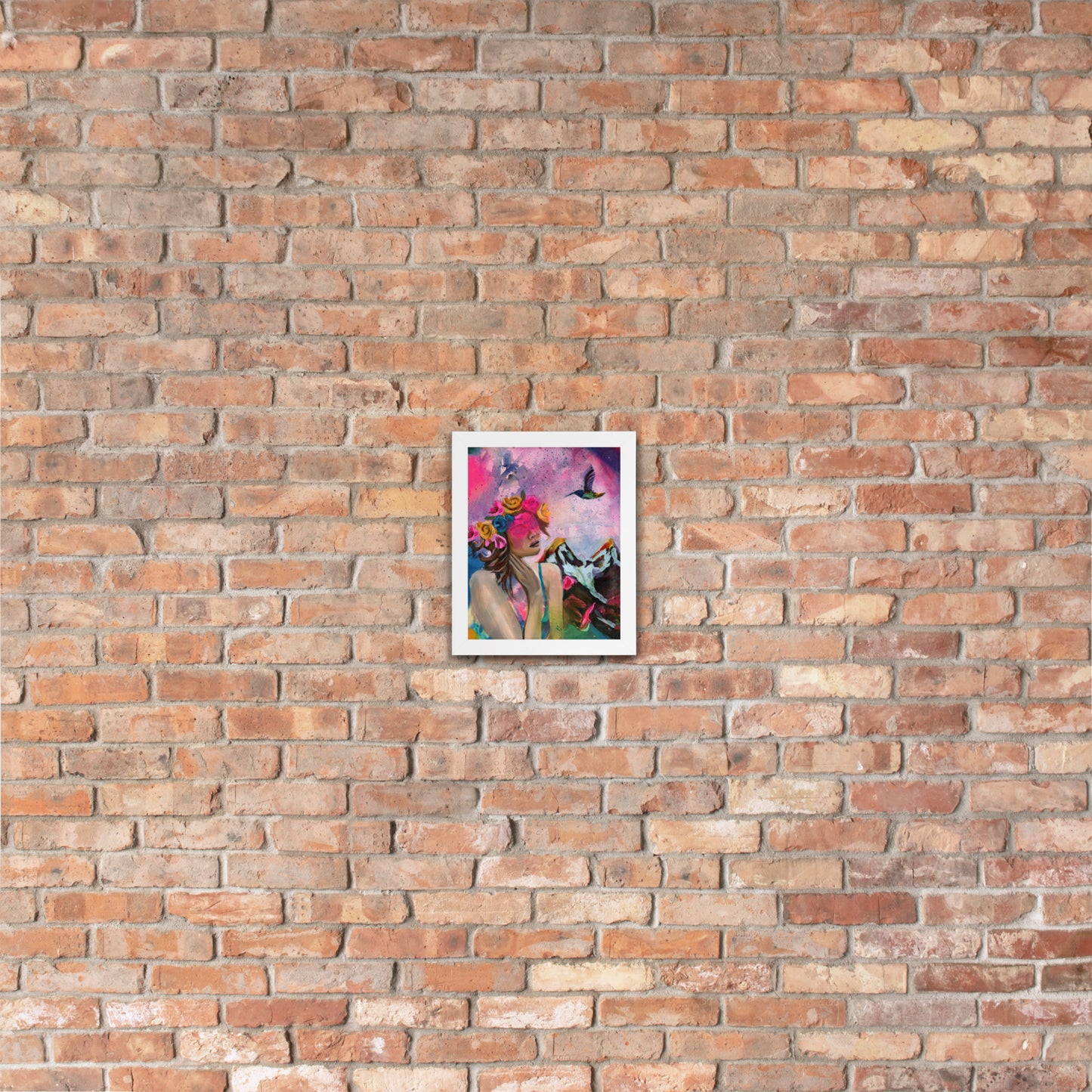 Humming my Life Away Framed Print