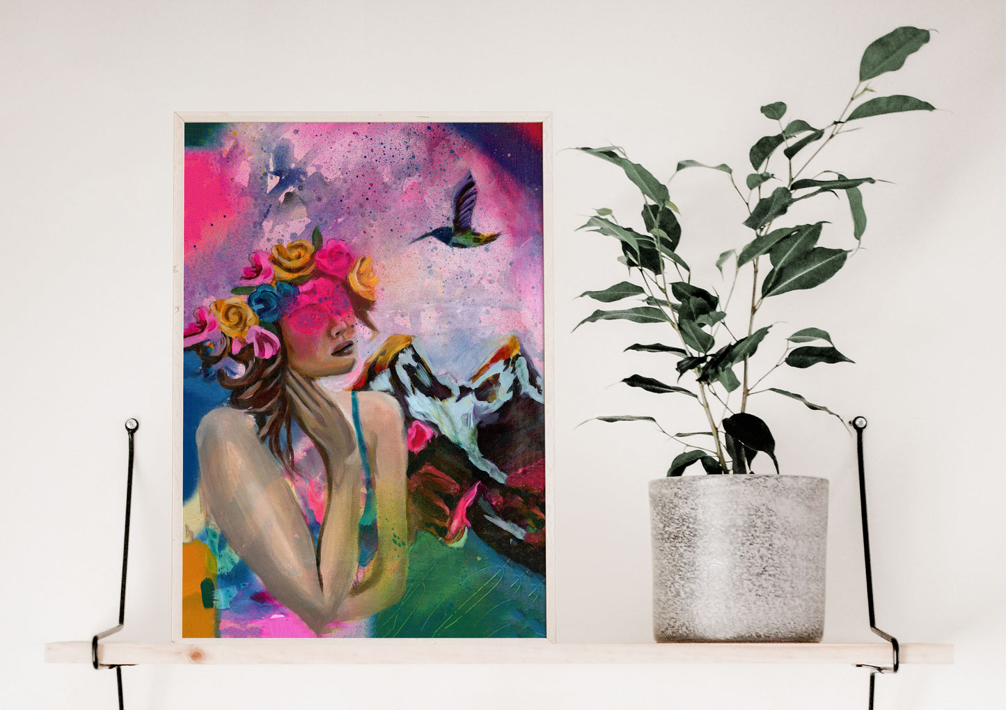 Hummingbird Magic 15x22