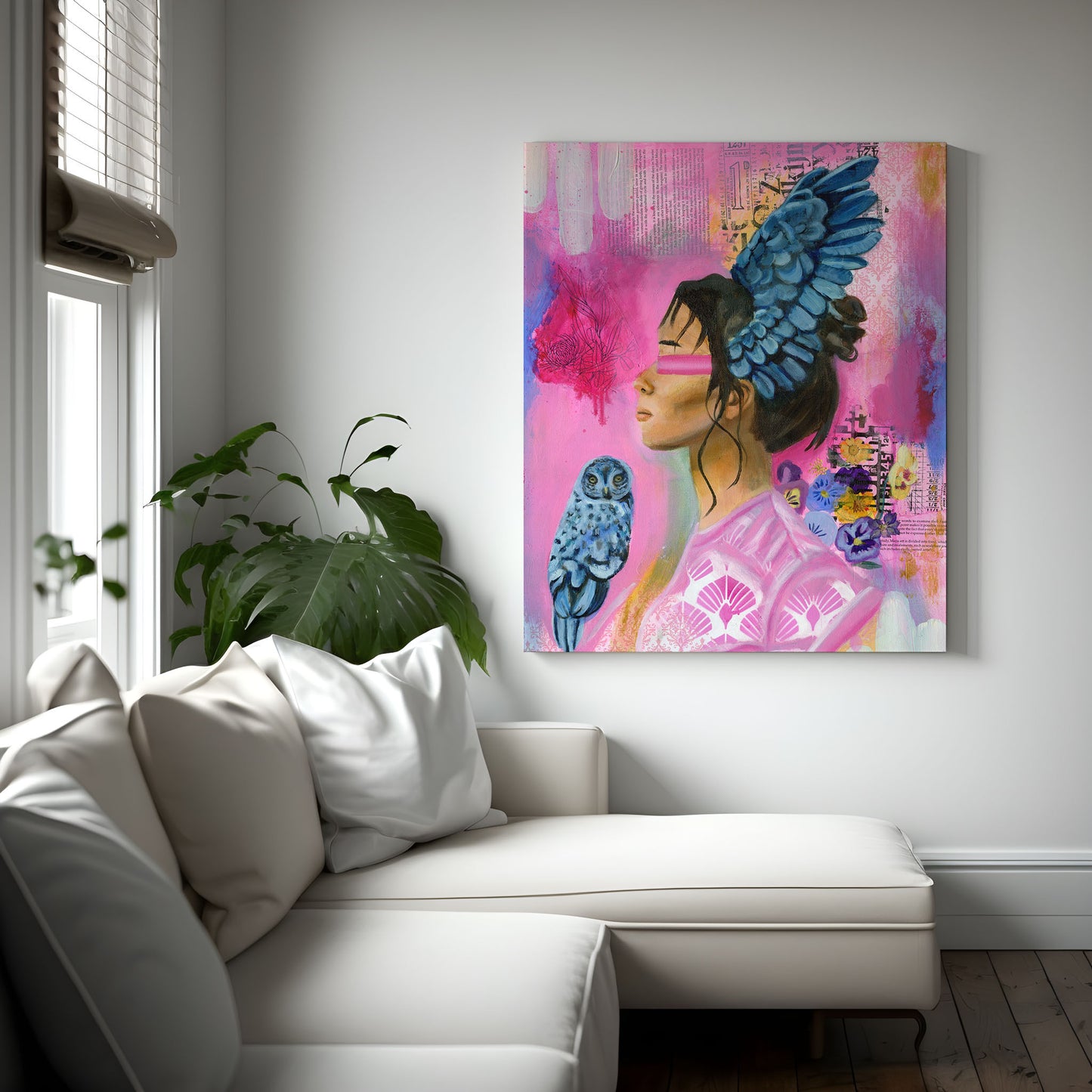 Owl Dreams Are within Reach 20x24