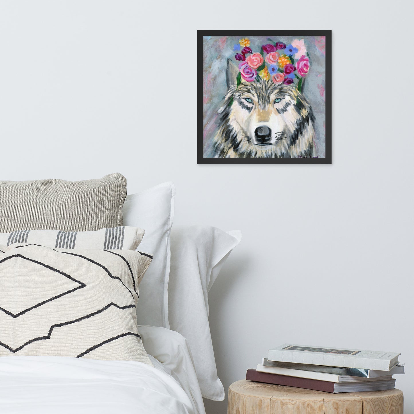 Flower King Framed Print