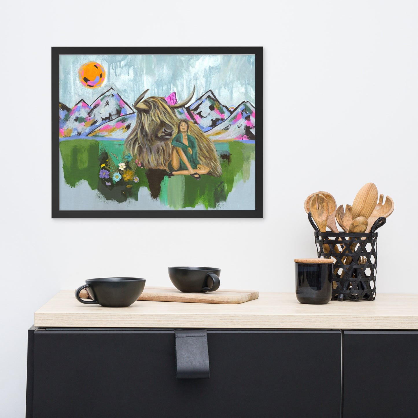 Highland Dreams Framed Print