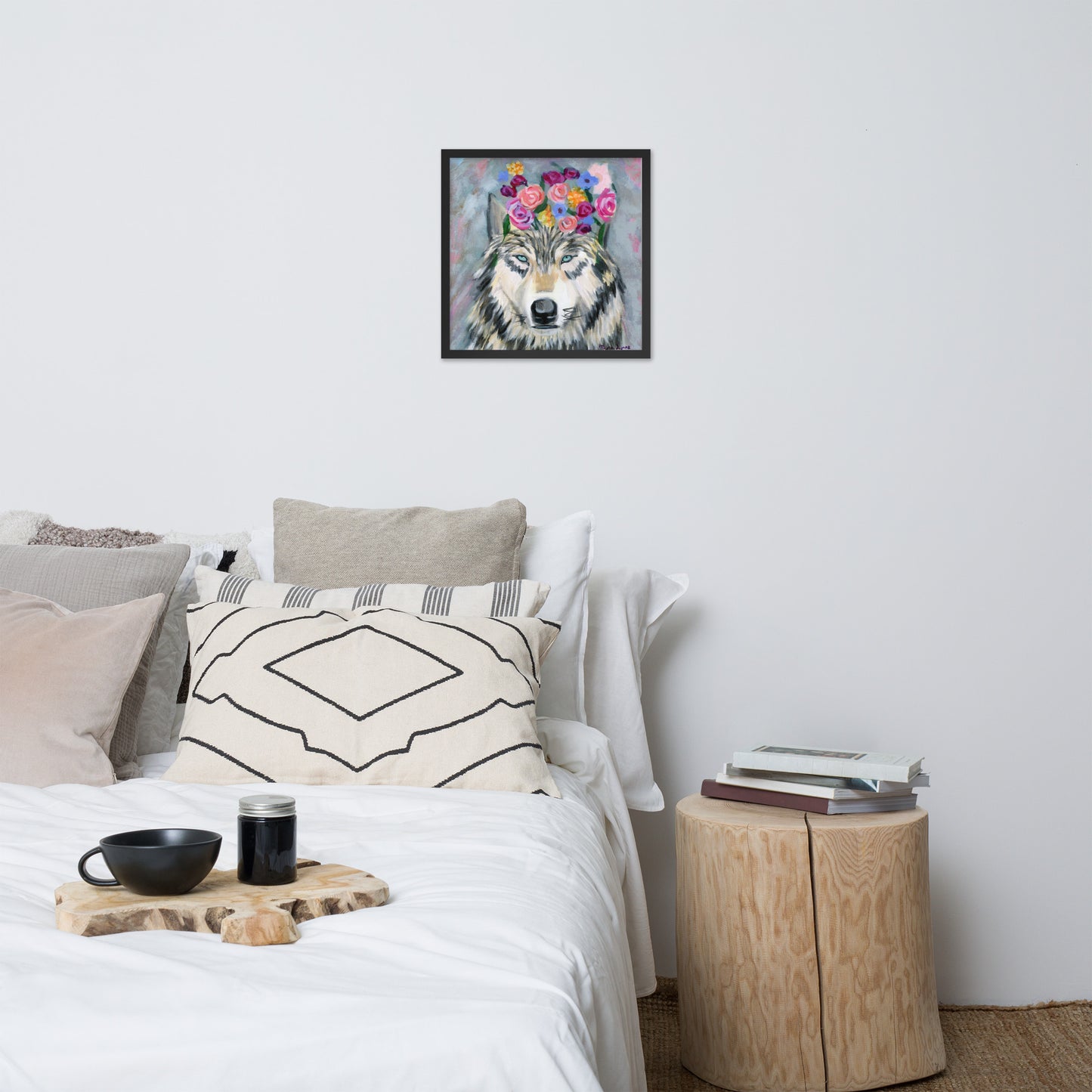 Flower King Framed Print