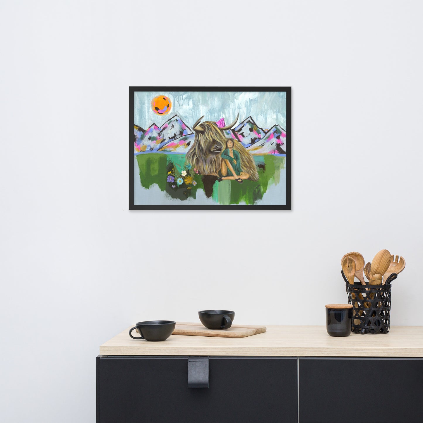 Highland Dreams Framed Print