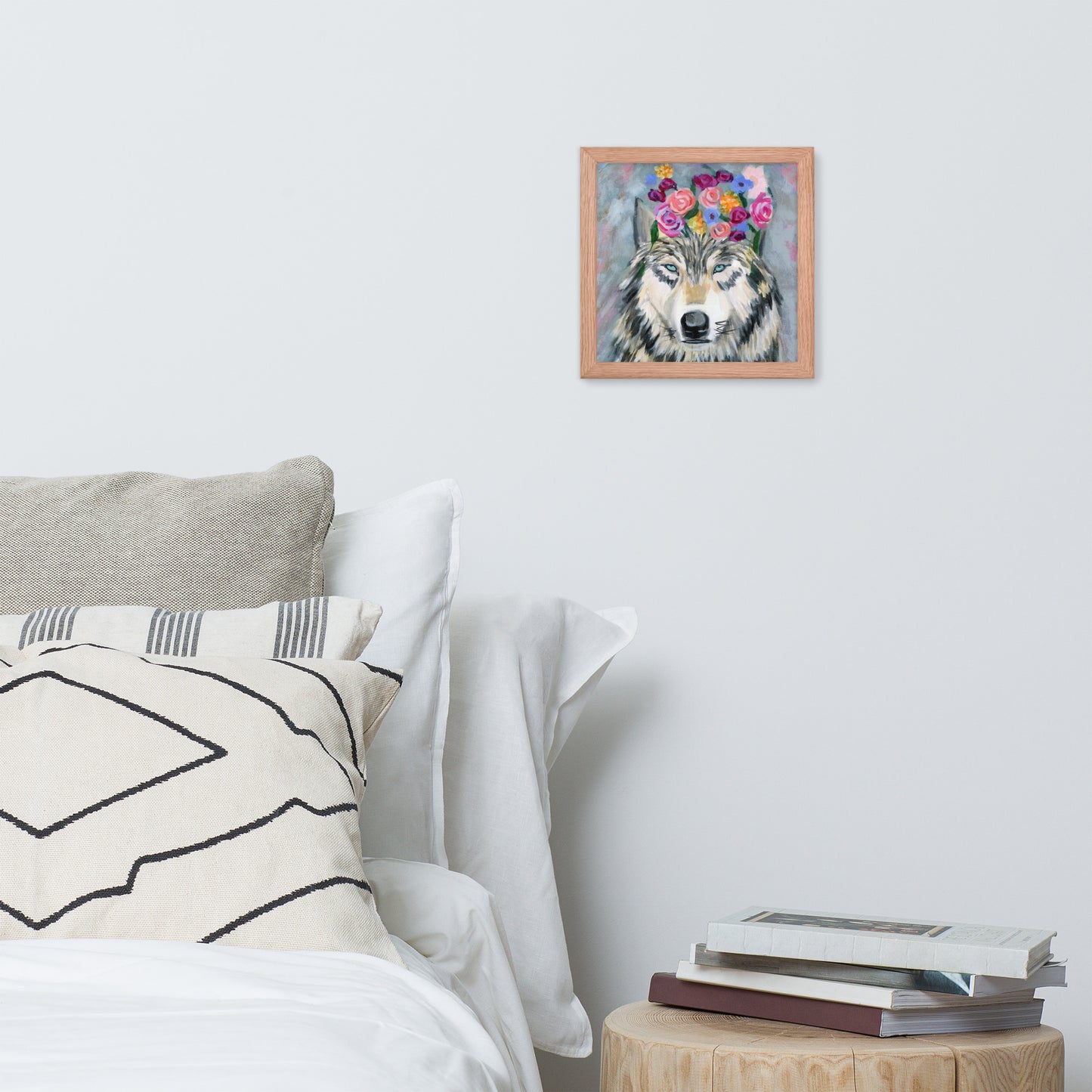 Flower King Framed Print