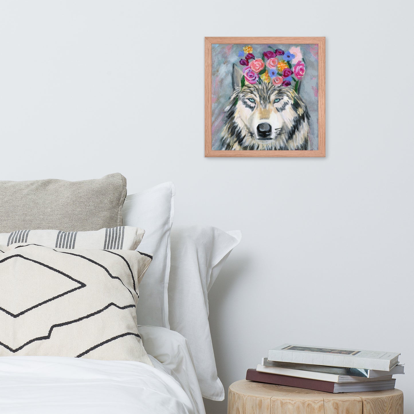 Flower King Framed Print